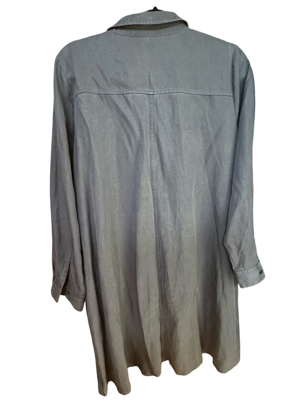 Eileen Fisher Long Sleeve Linen blend Shirtdress size M - Picture 2 of 5